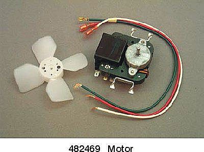 Photo of Refrigerator Evaporator Fan Motor from Repair Parts Direct