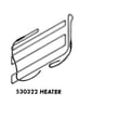 Refrigerator Heater for Kenmore 1066684250 - Part 530322