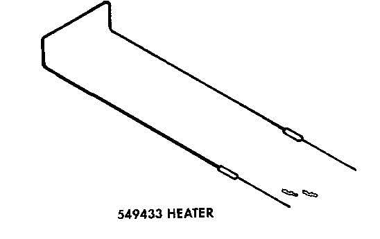 Photo of Refrigerator Defrost Heater from Repair Parts Direct