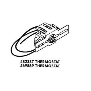 Freezer Temperature Control Thermostat 569869