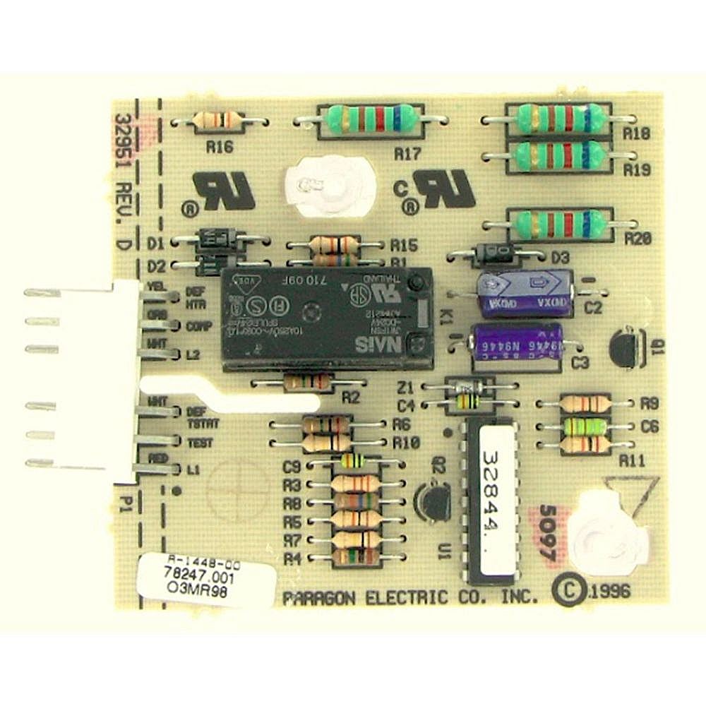 GE Part #61005988R, Refurbished Refrigerator Adaptive Defrost Control Board | 6.50 x 6.50 x 2.00