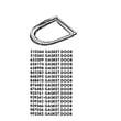 Refrigerator Door Gasket for Kenmore 1067600740 - Part 653209