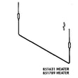 Refrigerator Heater for Kenmore 1067689260 - Part 851789