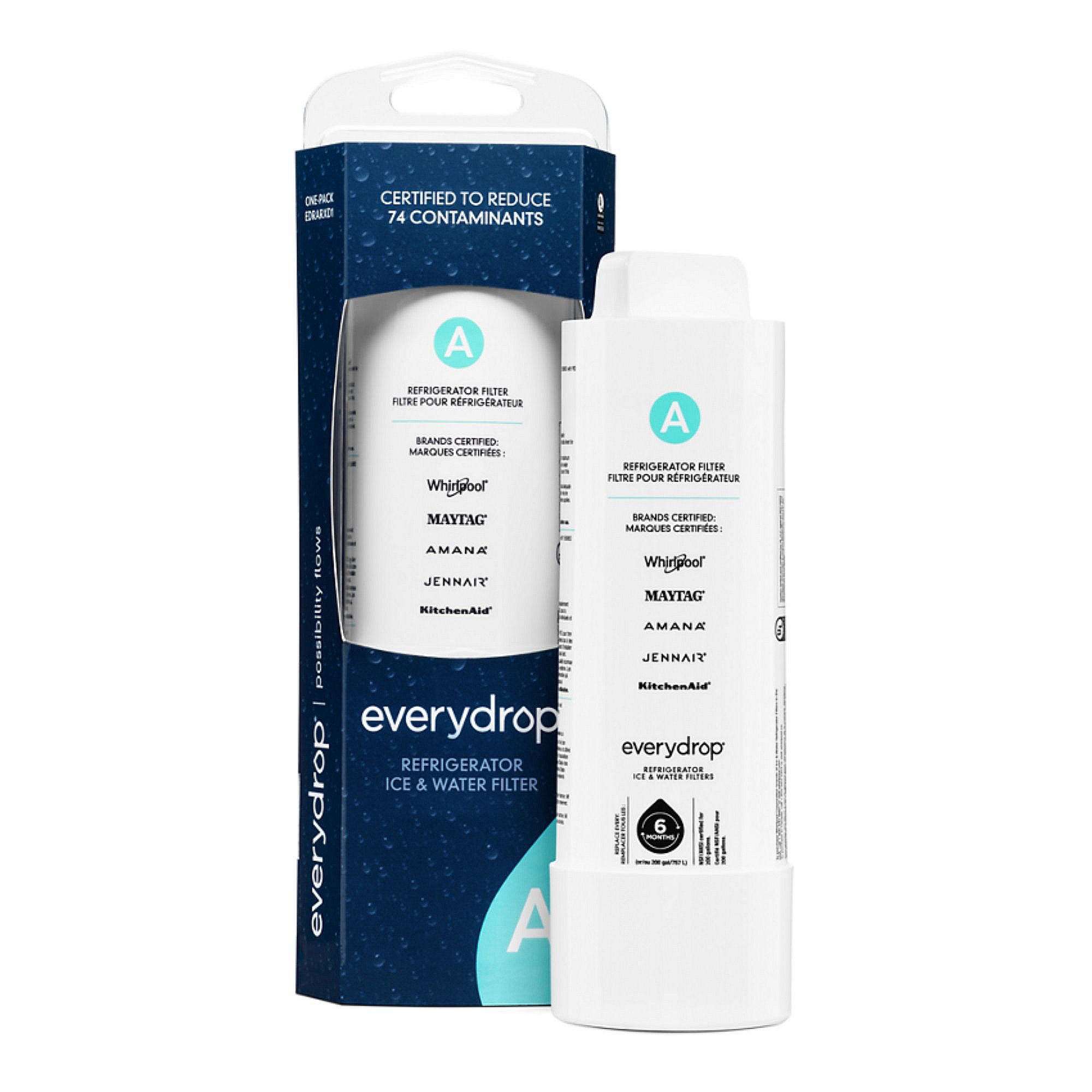 Part #edrarxd1, Whirlpool Everydrop Refrigerator Water Filter