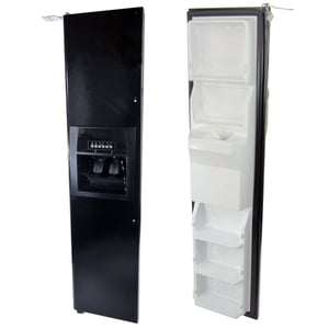 Refrigerator Freezer Door Assembly (black) LW10153768
