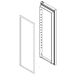Refrigerator Door Assembly (monochromatic Stainless) for Whirlpool BRS62CRBNA01 - Part LW10287412