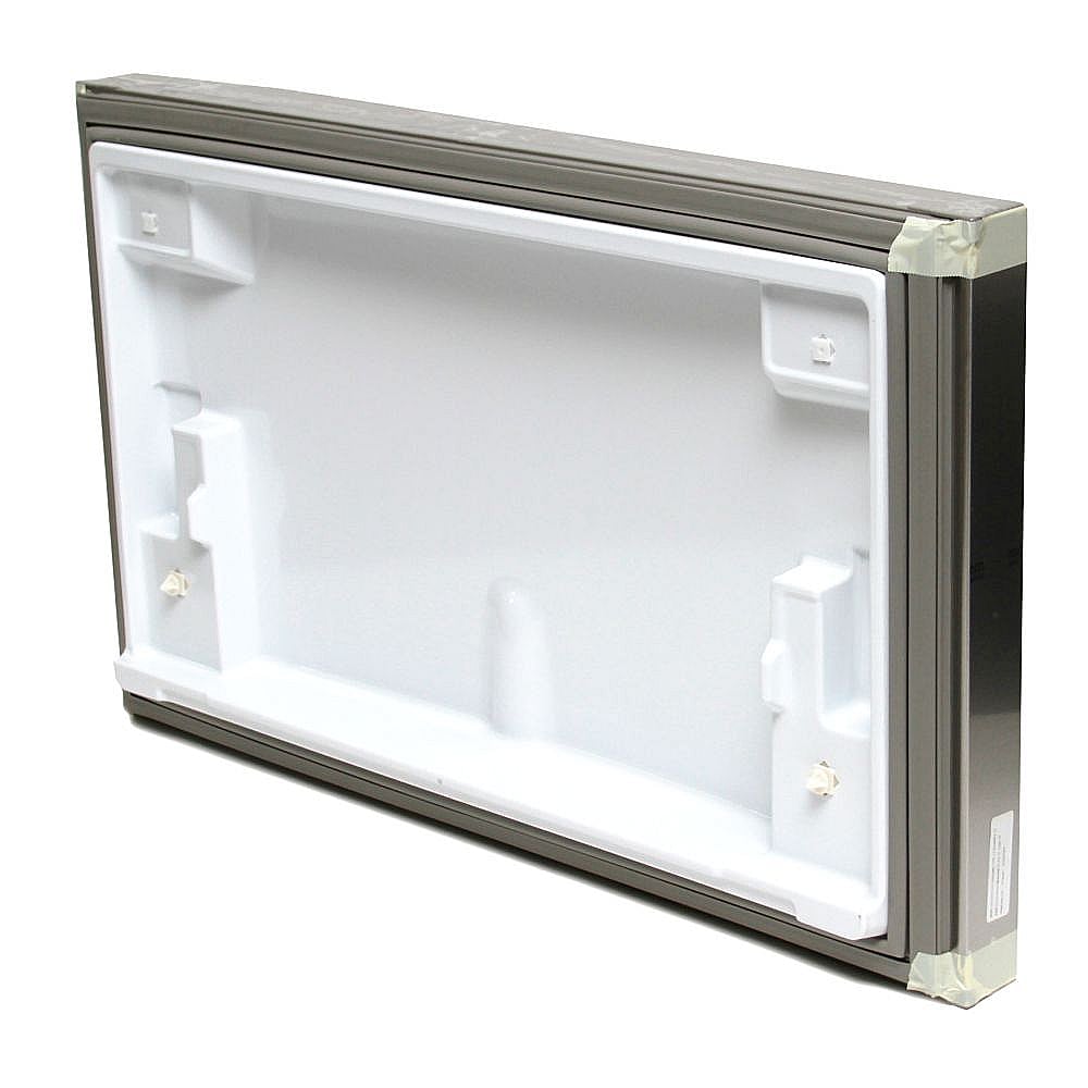Part #lw10341279, Whirlpool Refrigerator Freezer Door Assembly (Stainless) / 40.00 x 28.00 x 10.00