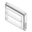 Refrigerator Freezer Door Assembly for Gladiator GARF19XXYK00 - Part LW10429704
