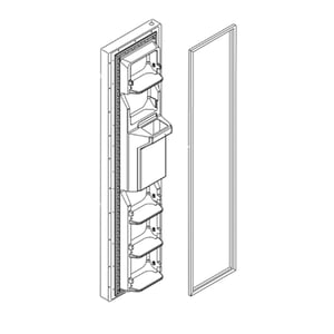 Refrigerator Freezer Door Assembly (white) LW10436758