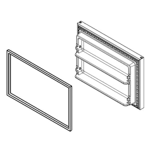 Refrigerator Freezer Door Assembly (white) LW10718980