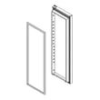 Refrigerator Door Assembly (black Stainless) for KitchenAid KRSC503EBS01 - Part LW10864694