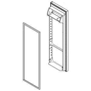 Door, Refrigerator (includes Item 4) (stainless Steel) W10913407