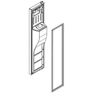 Refrigerator Freezer Door Assembly (white) LW11038922