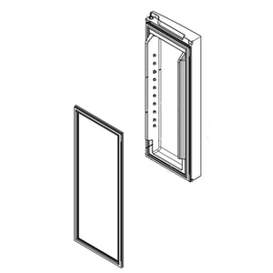 Refrigerator Door Assembly, Right (sunset Bronze) LW11040554