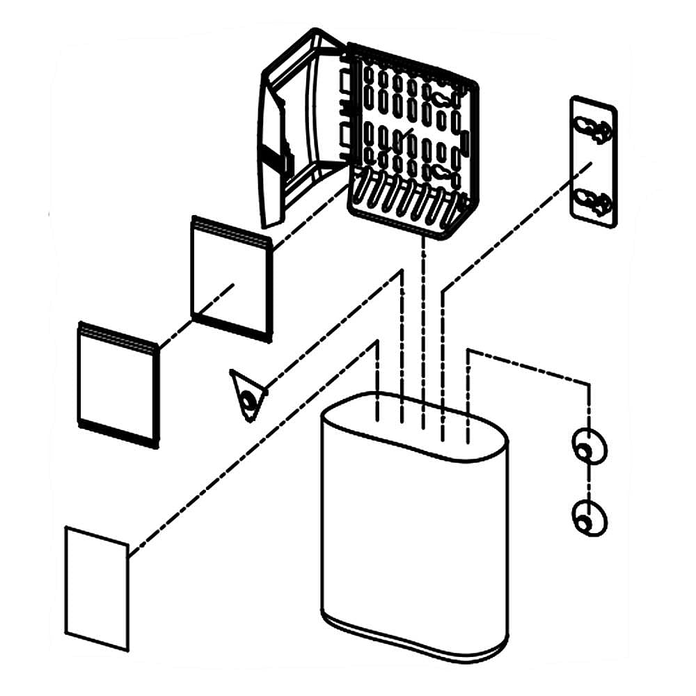 Part #p1Kl6S1Cs, Refrigerator Produce Preserver | 8.00 x 6.38 x 1.50