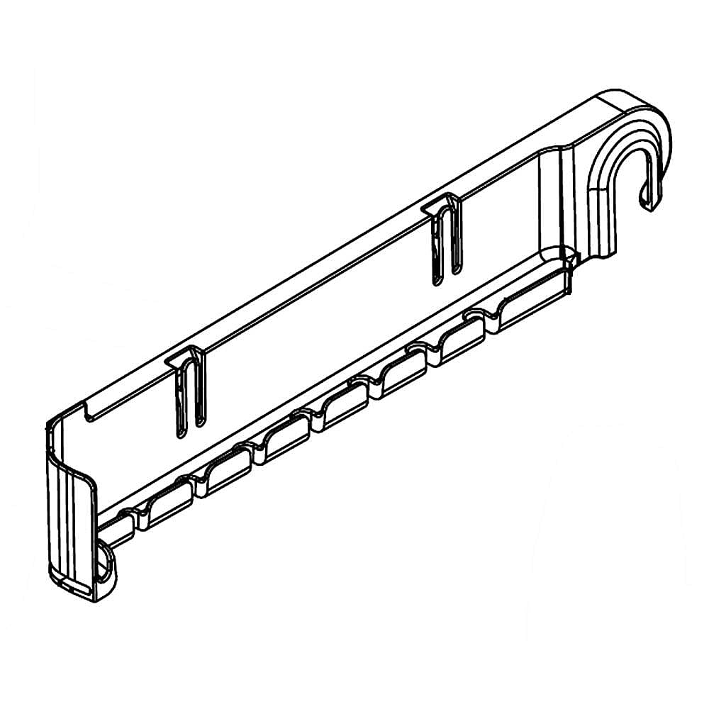 Kenmore Part #w10119848, Refrigerator Bracket | 15.50 x 2.63 x 0.50