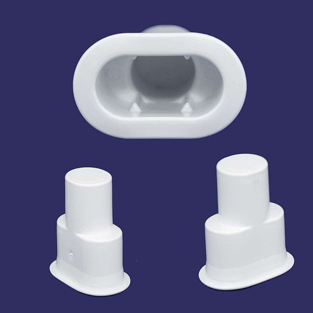 Part #wpw10130299, Refrigerator Shelf Support / 1.25 x 0.75 x 1.50