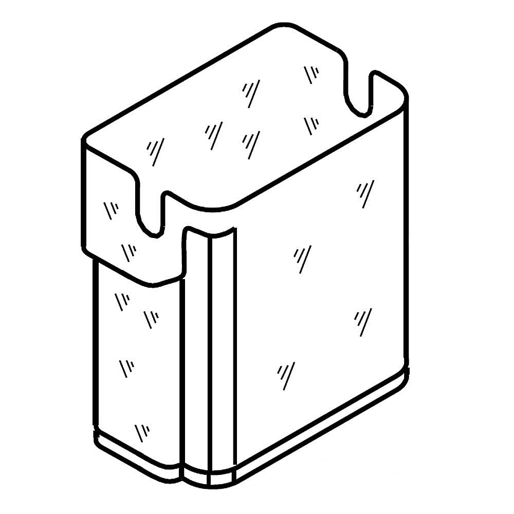 Part #w10134781, Refrigerator Ice Container / 10.00 x 6.62 x 5.31