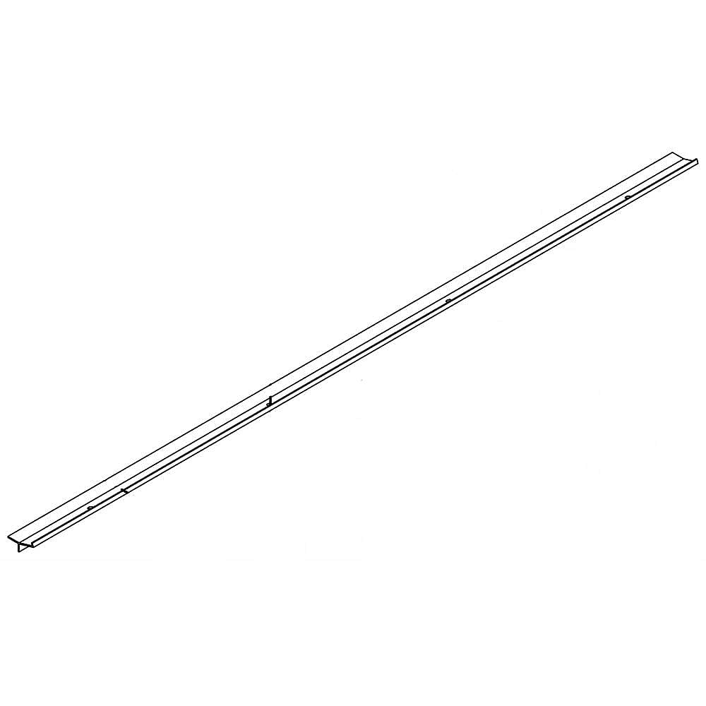 Part #w10135431, Refrigerator Deflector / 1.38 x 0.56 x 30.12