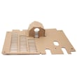 Ice Maker Compressor Access Cover for KitchenAid KUIS155HBL3 - Part WPW10136199