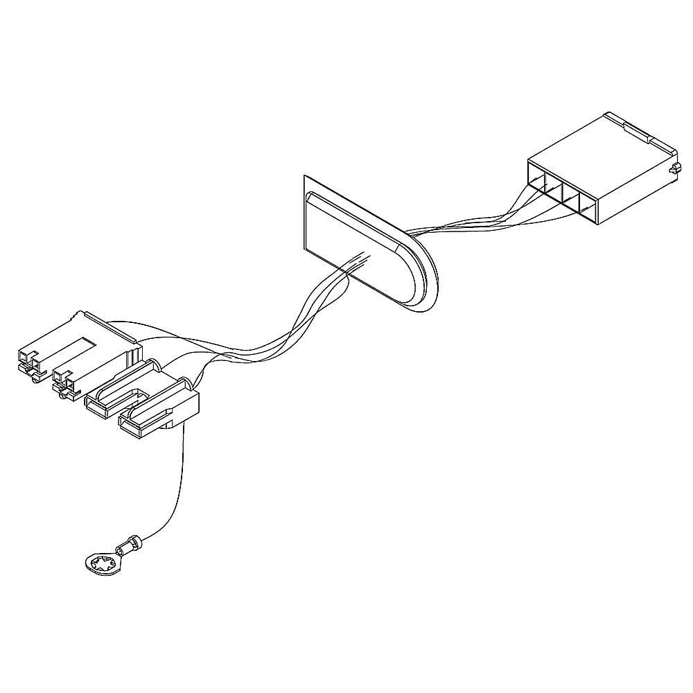 Part #w10139195, Dacor Refrigerator Wire Harness / 2.00 x 0.50 x 12.00