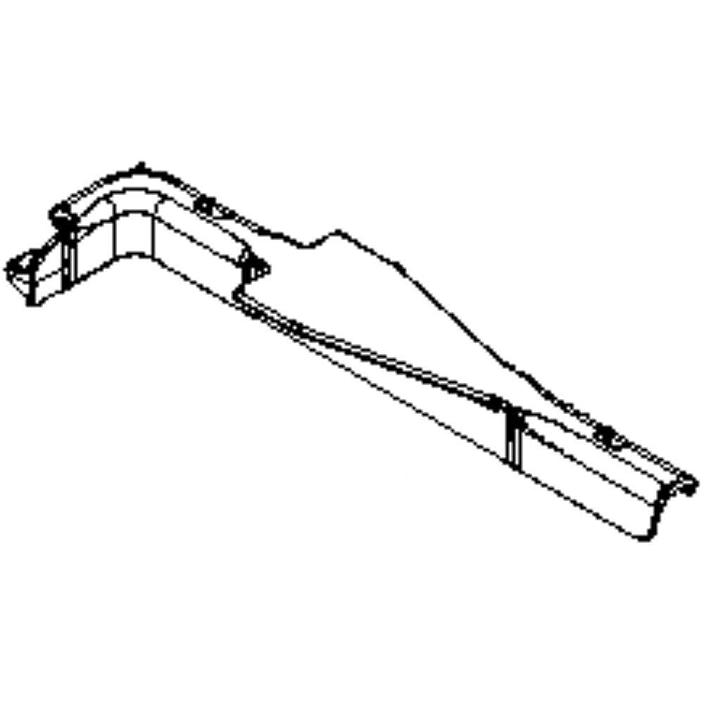 Kenmore Part #w10149389, Dacor Refrigerator Door Handle | 8.00 x 1.00 x 3.00