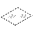 Refrigerator Crisper Cover Assembly for Jenn-Air JS42PPDUDB20 - Part W10151213