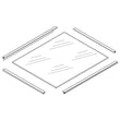 Refrigerator Crisper Cover Assembly for Jenn-Air JS48PPDUDB00 - Part W10151214