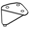 Door Hinge for KitchenAid KUWS24RSBL02 - Part W10162991
