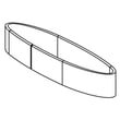 Refrigerator Gasket for KitchenAid KFIS27CXMS3 - Part W10166865