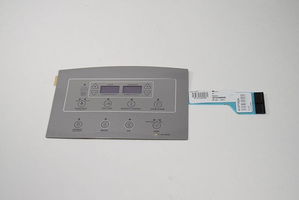 Photo of Refrigerator Dispenser Membrane Switch from Repair Parts Direct