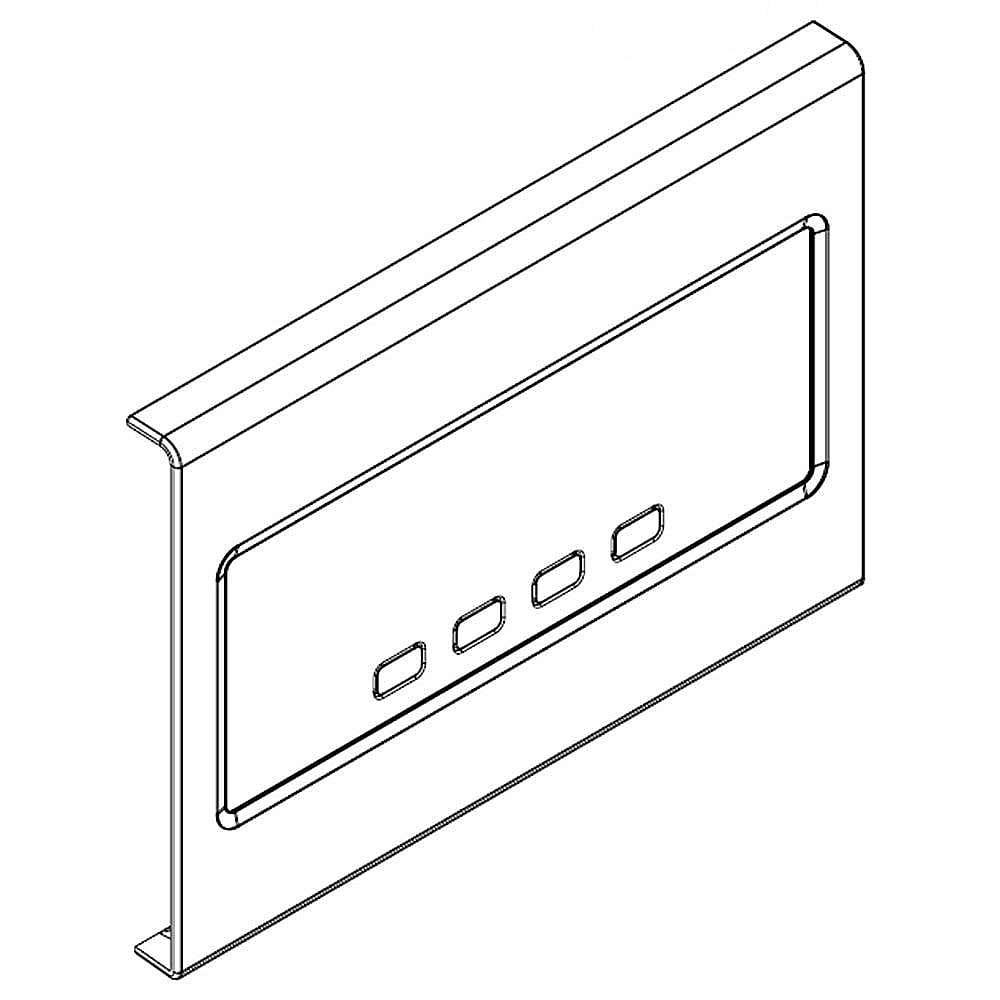 Part #w10170190, Refrigerator Escutcheon / 11.00 x 6.00 x 0.50