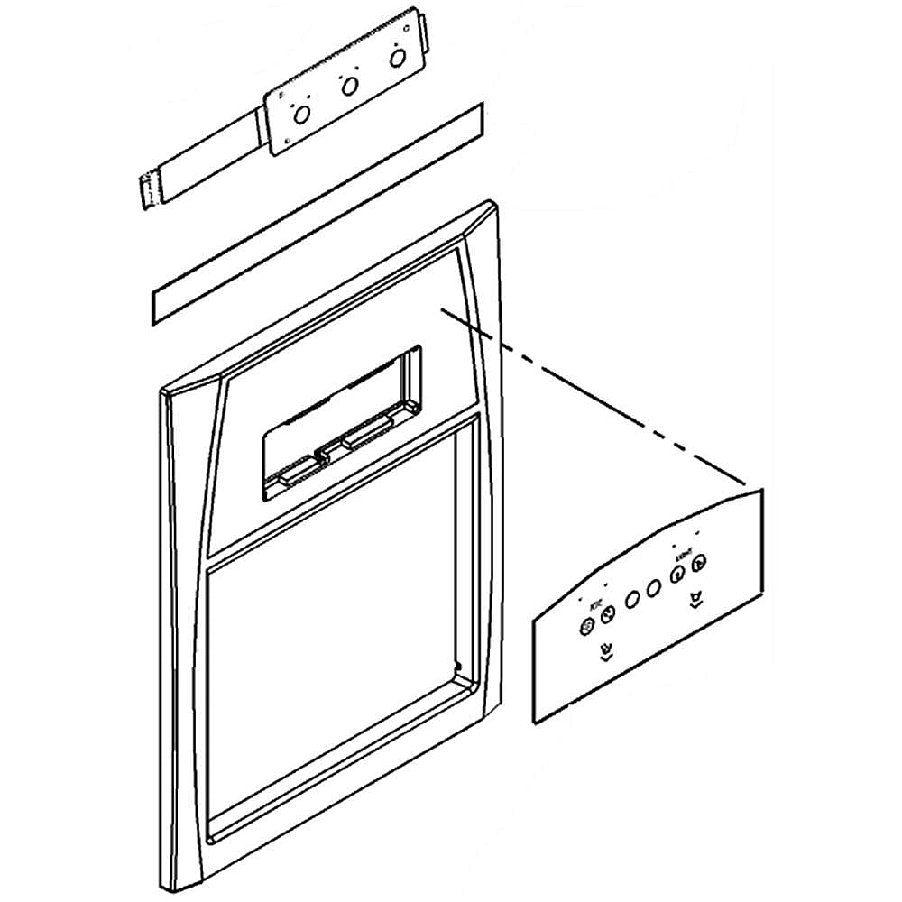 Maytag Part #w10181544, Refrigerator Cover | 20.00 x 10.00 x 15.00