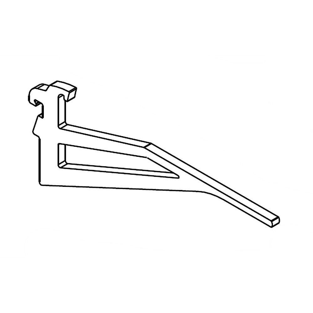 Part #w10187549, Maytag Refrigerator Shelf Support / 9.00 x 0.50 x 3.00