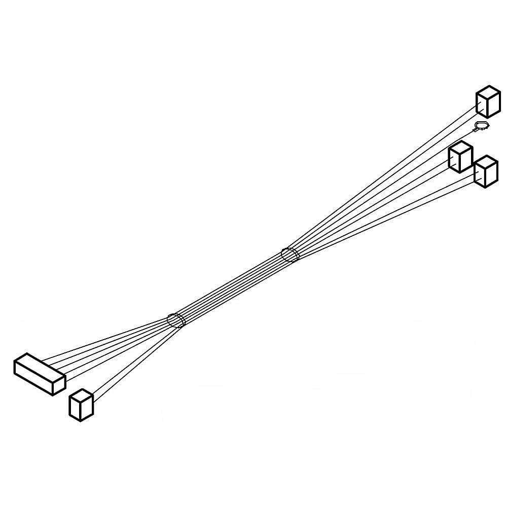 Photo of KitchenAid Part #w10204663, Refrigerator Wire Harness | 3.25 x 3.25 x 1.50 from Repair Parts Direct