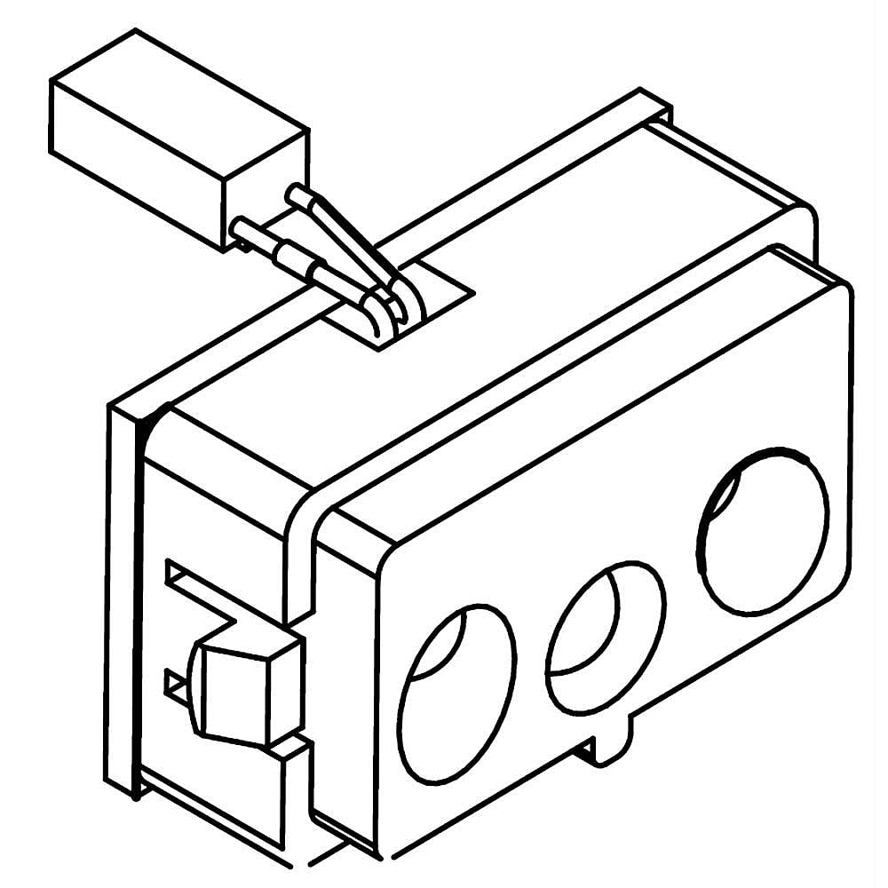 Part #w10222215, Refrigerator Indicator Light / 4.00 x 1.00 x 0.50