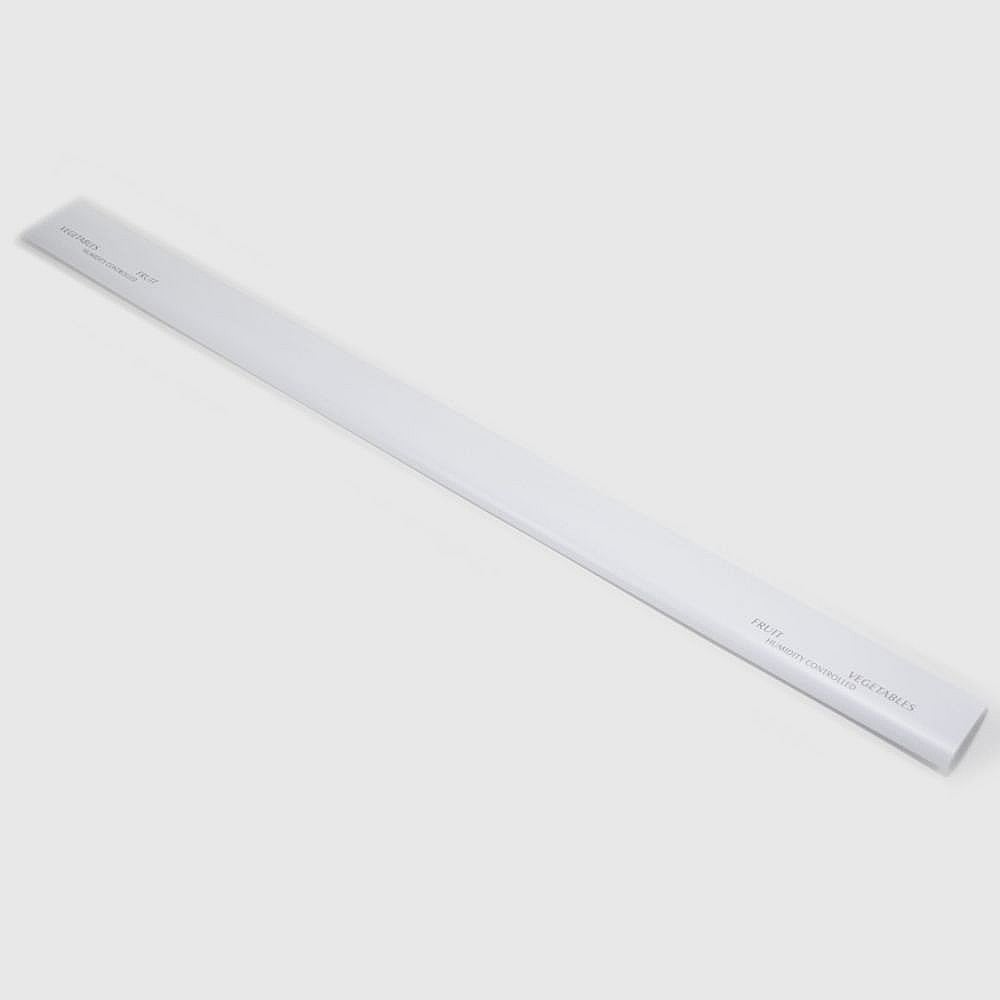 Part #wpw10231343, Refrigerator Crisper Drawer Cover Trim / 31.00 x 3.00 x 3.50
