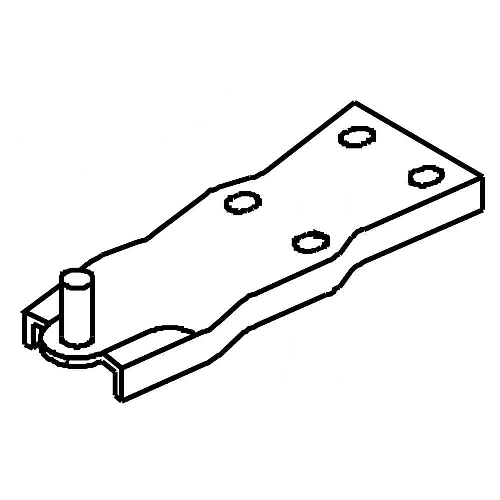 Part #w10239363, Hinge / 4.00 x 0.10 x 6.00