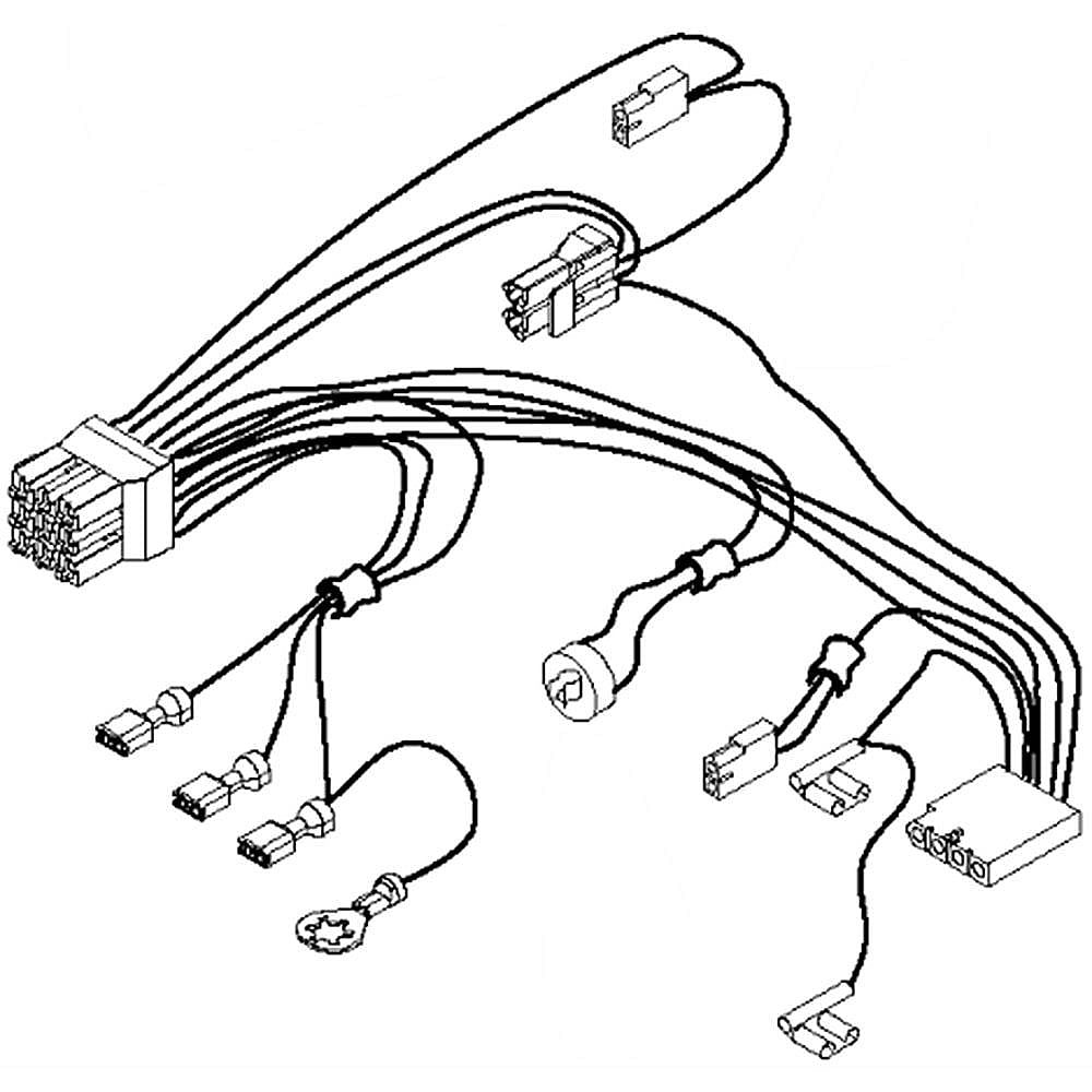 Photo of Whirlpool Part #w10244329, Refrigerator Wire Harness | 17.75 x 1.00 x 1.00 from Repair Parts Direct