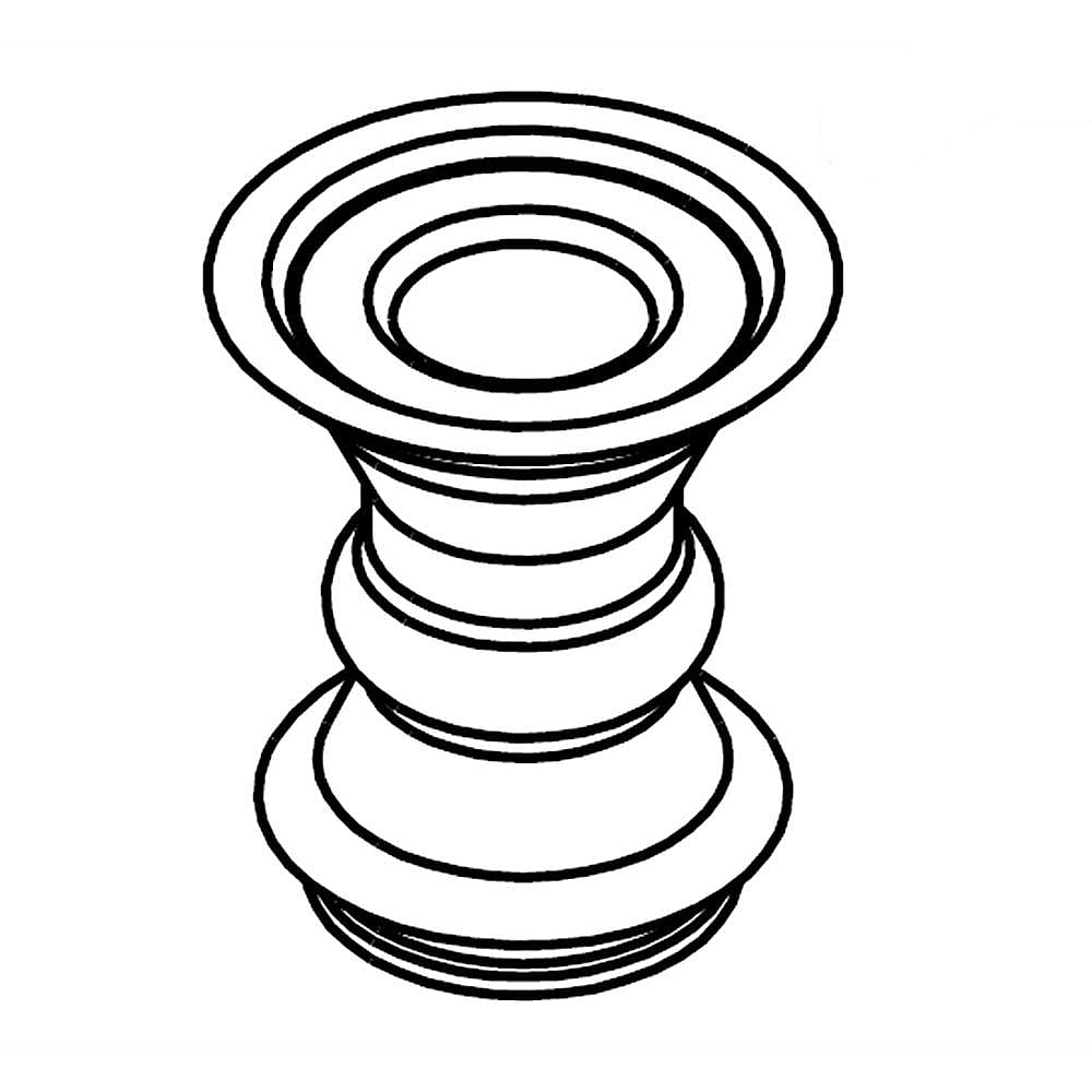 Part #w10247979, Refrigerator Fitting / 1.00 x 1.50 x 2.00