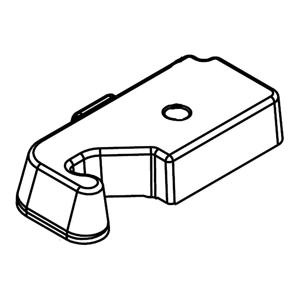 Photo of Kenmore Part #w10248562, Refrigerator Cover | 7.25 x 2.75 x 1.50 from Repair Parts Direct