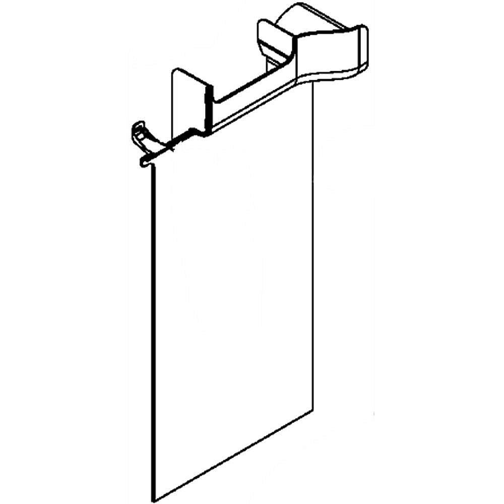 Part #w10251475, Freezer Air Duct / 5.00 x 8.00 x 7.00