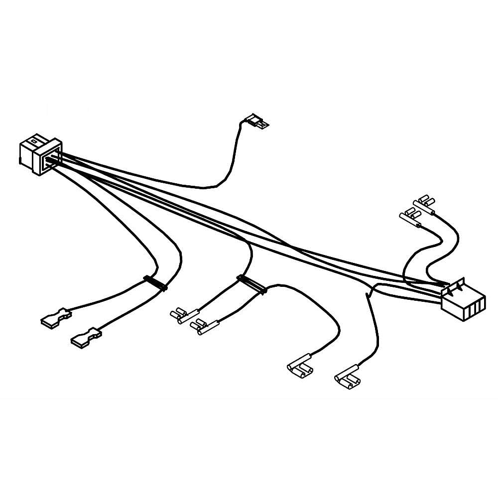 Whirlpool Part #w10253250, Refrigerator Wire Harness | 20.00 x 3.00 x 2.00
