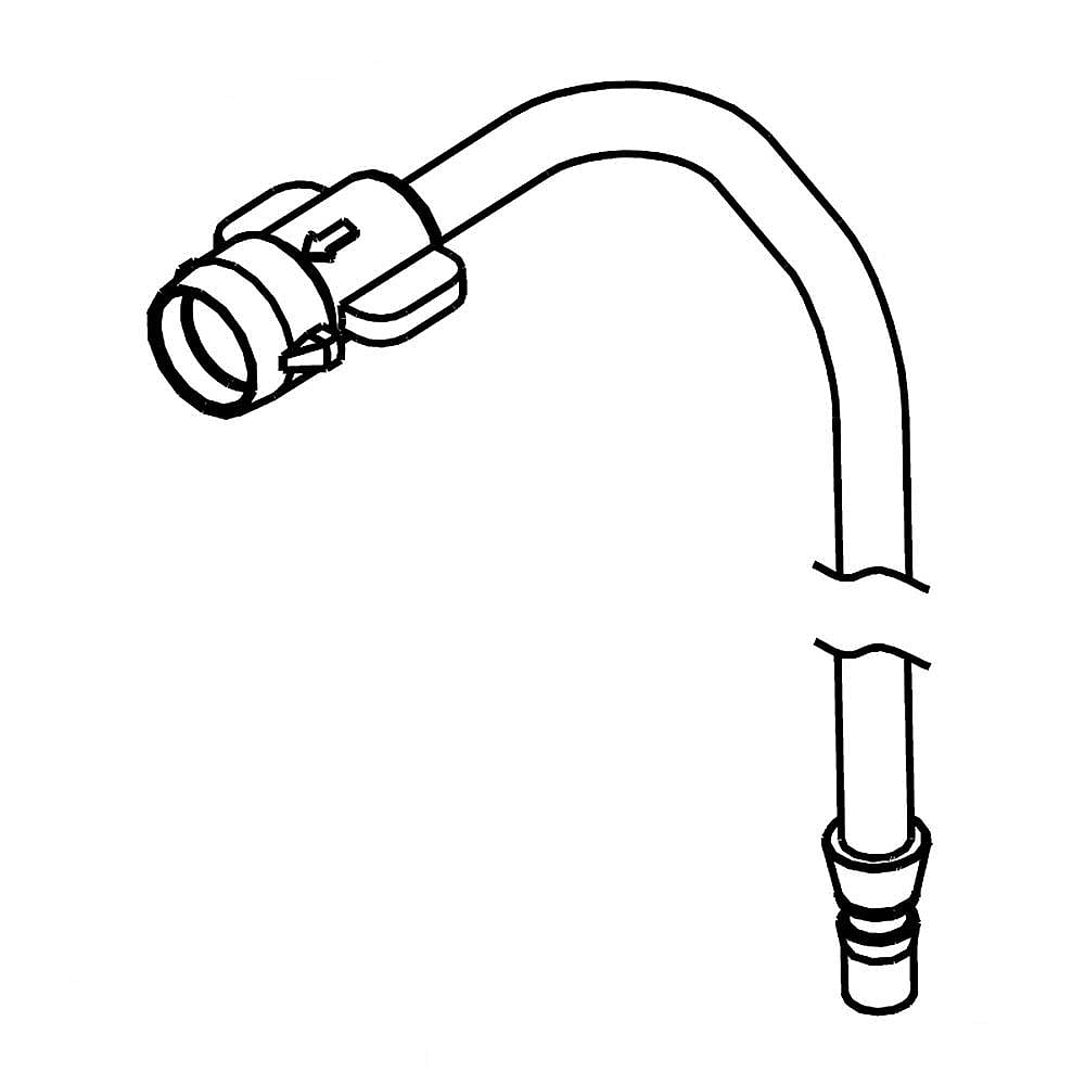 Part #w10275942, Kenmore Elite Refrigerator Water Tube / 28.00 x 0.50 x 0.50