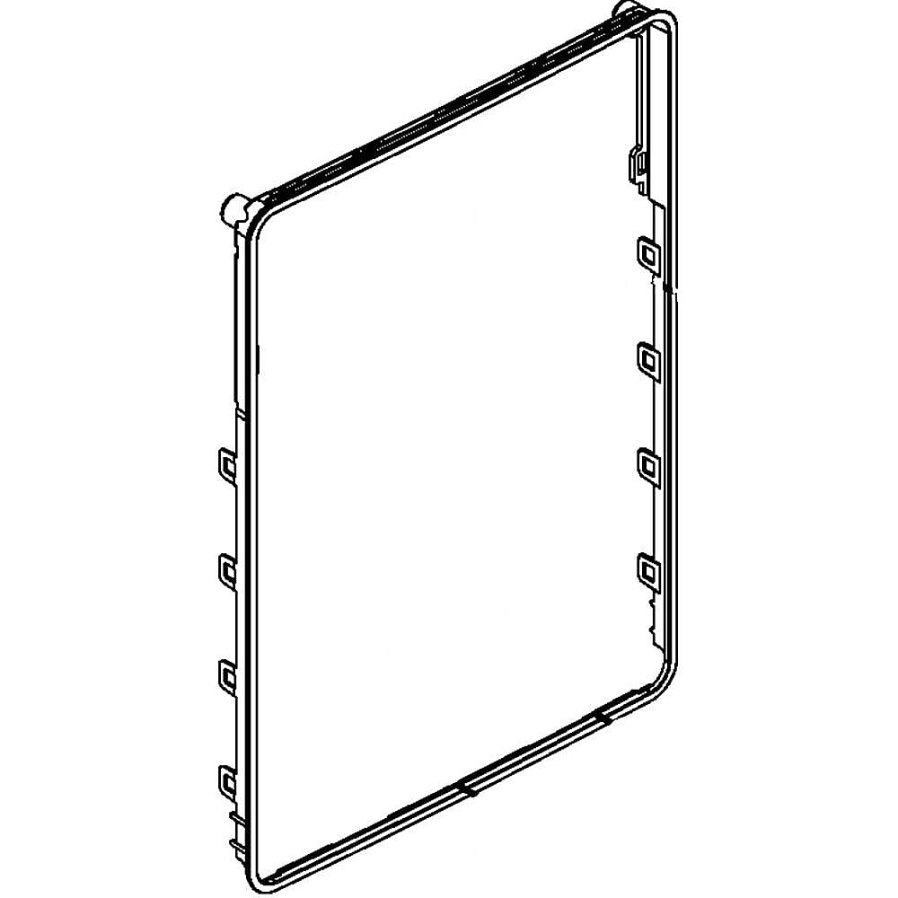 Part #w10276227, Ikea Refrigerator Trim Dispenser (Gray) / 15.50 x 10.20 x 0.80