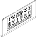 Refrigerator Dispenser Control Panel W10276229