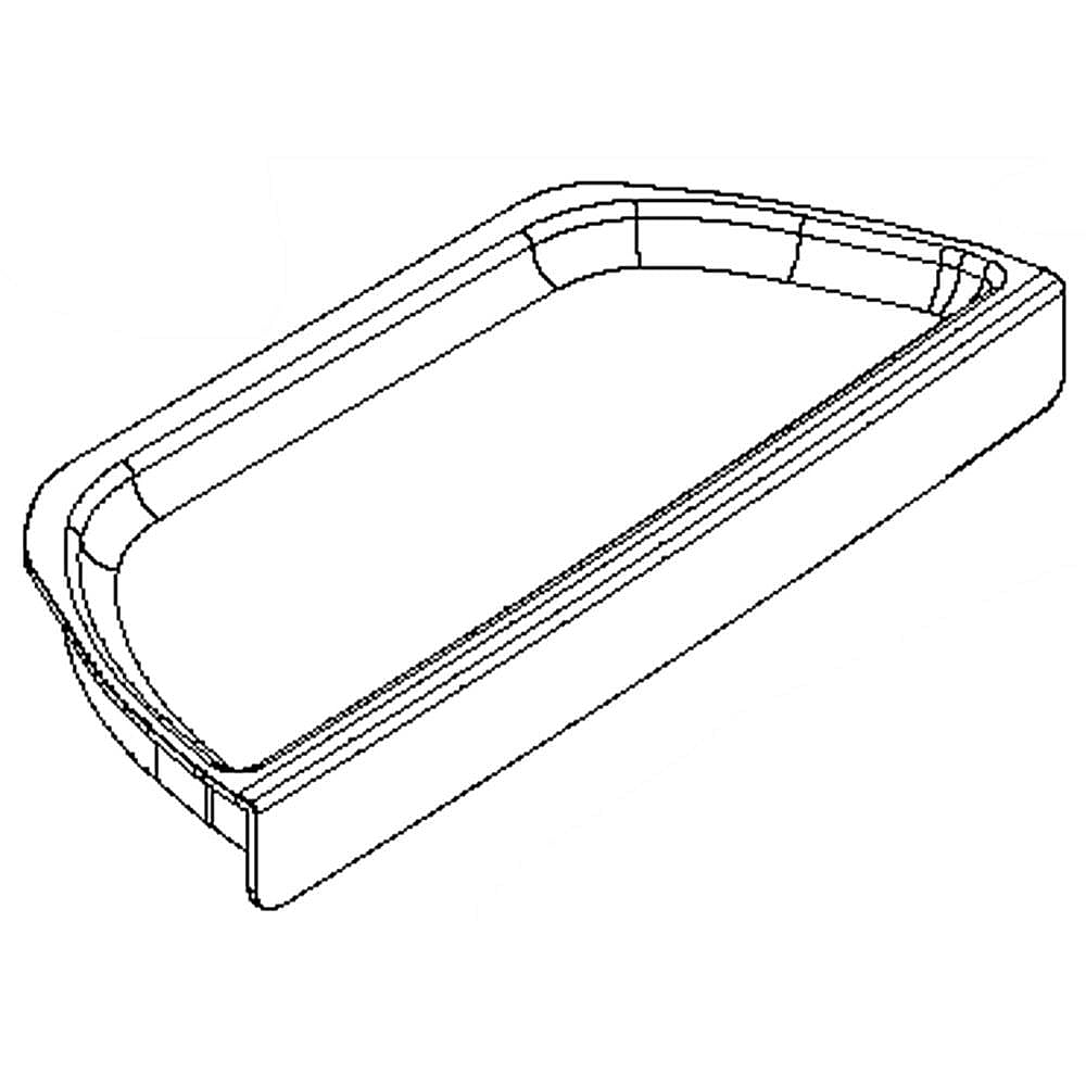 Part #w10276254, Ikea Refrigerator Drip Tray / 8.00 x 2.00 x 8.00