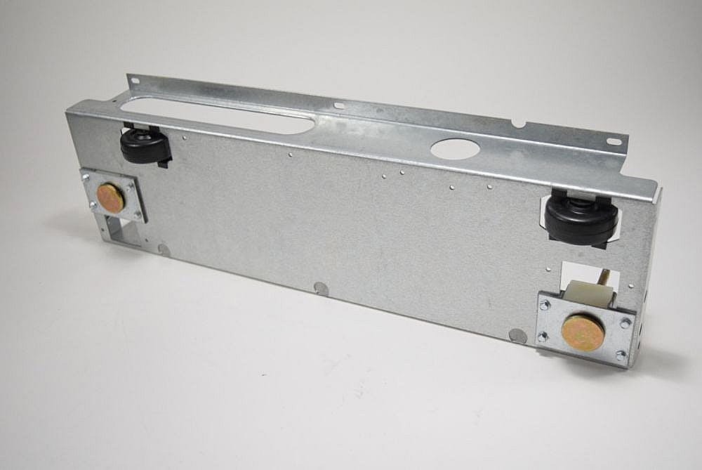 Part #w10860229, Refrigerator Leveler Support And Roller Assembly, Left / 7.69 x 4.82 x 24.13