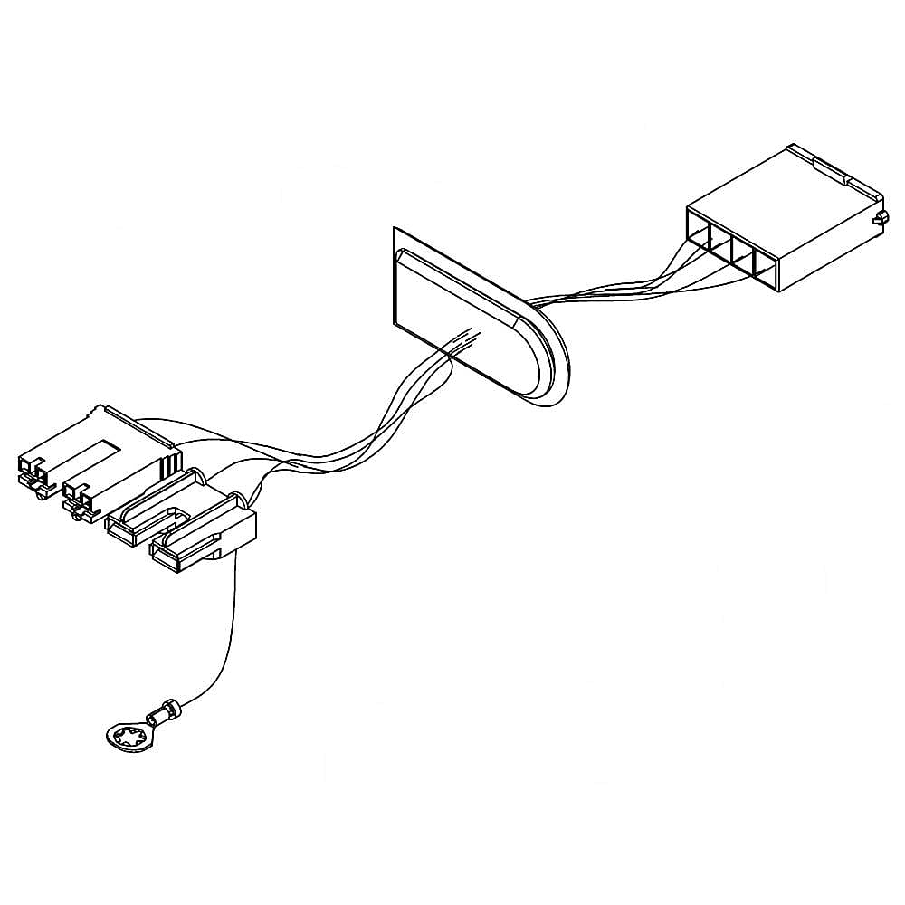 Part #w10279393, Maytag Refrigerator Wire Harness / 3.00 x 1.00 x 2.00