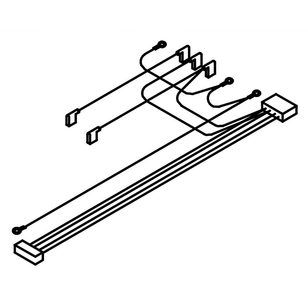 Photo of KitchenAid Part #w10280418, Refrigerator Wire Harness | 28.50 x 1.00 x 1.00 from Repair Parts Direct